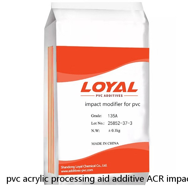 pvc acrylic processing aid additive ACR impact modifier CAS 25852-37-3